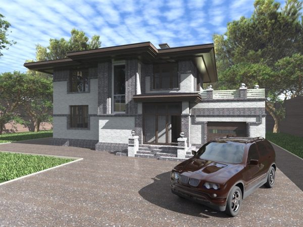 8. Проект дома E-038 Екстерьер Проект дома E-038 - фото 8