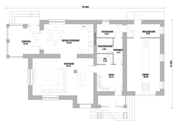 10. Проект дома E-038 Екстерьер Проект дома E-038 - фото 10
