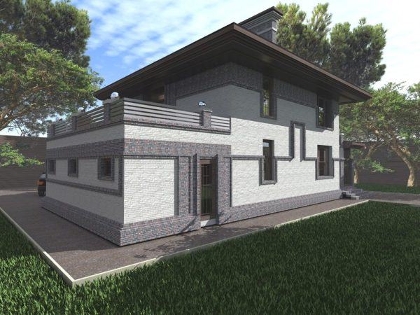 12. Проект дома E-038 Екстерьер Проект дома E-038 - фото 12