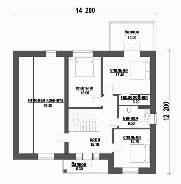 17. Проект дома E-045 Екстерьер Проект дома E-045 - фото 17