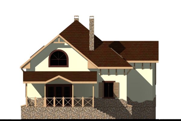 5. Проект дома E-051 Екстерьер Проект дома E-051 - фото 5