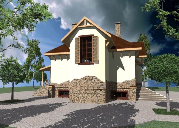 8. Проект дома E-051 Екстерьер Проект дома E-051 - фото 8