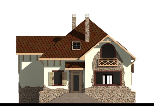 15. Проект дома E-051 Екстерьер Проект дома E-051 - фото 15