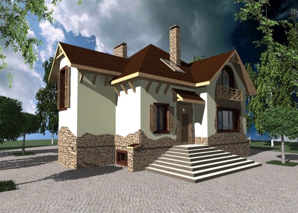 17. Проект дома E-051 Екстерьер Проект дома E-051 - фото 17