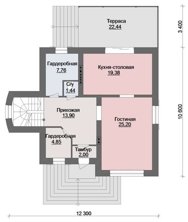 21. Проект дома E-051 Екстерьер Проект дома E-051 - фото 21