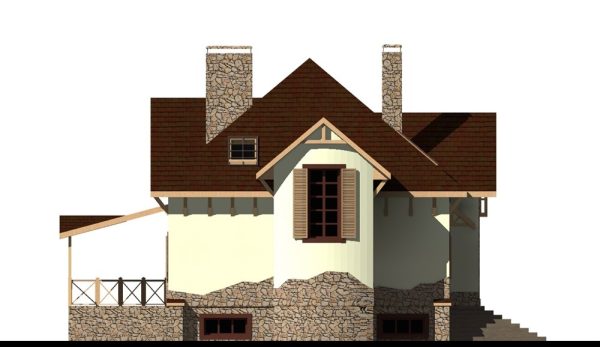 23. Проект дома E-051 Екстерьер Проект дома E-051 - фото 23