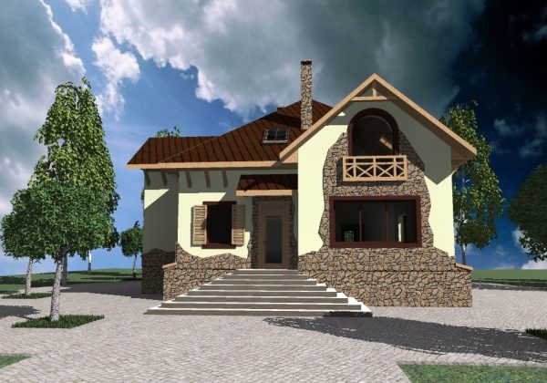 25. Проект дома E-051 Екстерьер Проект дома E-051 - фото 25