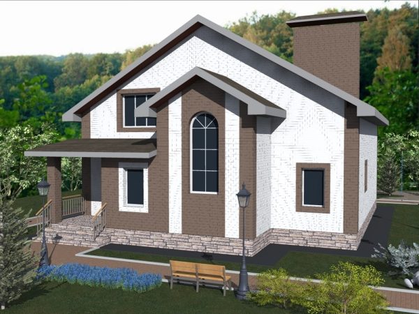 1. Проект дома E-055 Екстерьер Проект дома E-055 - фото 1