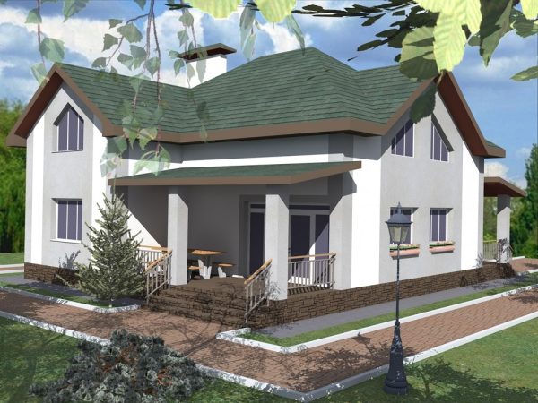 5. Проект дома E-056 Екстерьер Проект дома E-056 - фото 5