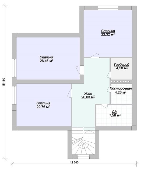 8. Проект дома E-056 Екстерьер Проект дома E-056 - фото 8