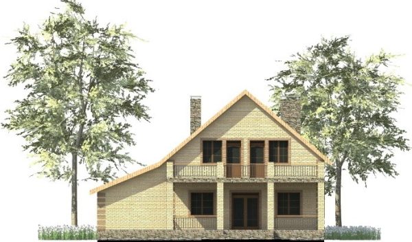 8. Проект дома E-058 Екстерьер Проект дома E-058 - фото 8