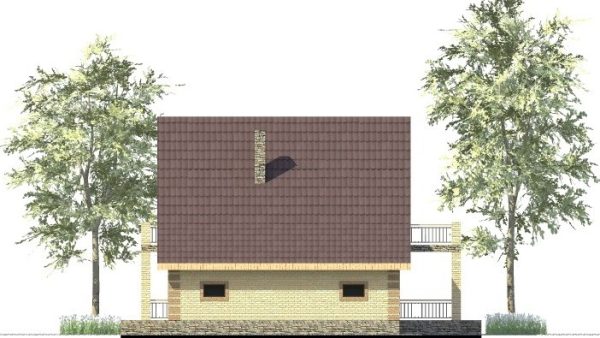 10. Проект дома E-058 Екстерьер Проект дома E-058 - фото 10