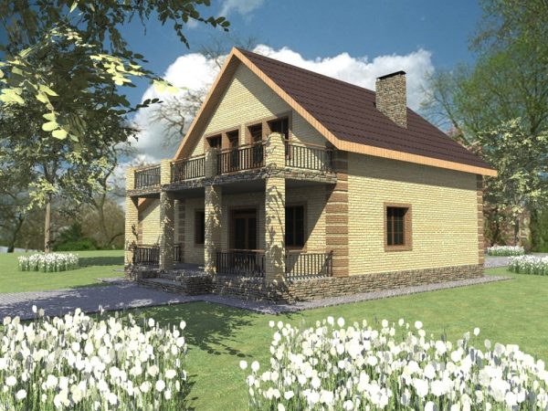 16. Проект дома E-058 Екстерьер Проект дома E-058 - фото 16