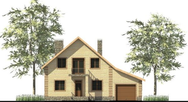 18. Проект дома E-058 Екстерьер Проект дома E-058 - фото 18