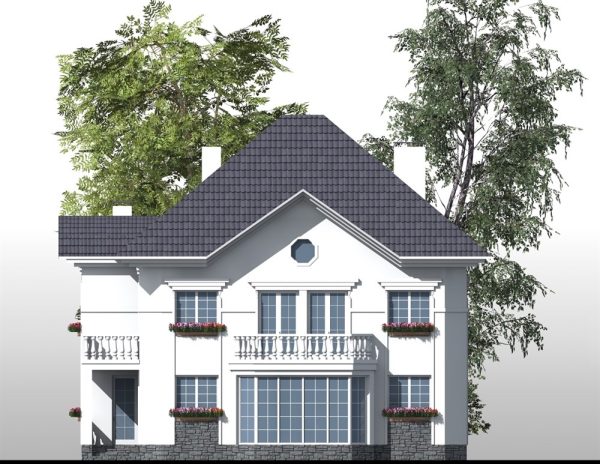 11. Проект дома E-059 Екстерьер Проект дома E-059 - фото 11