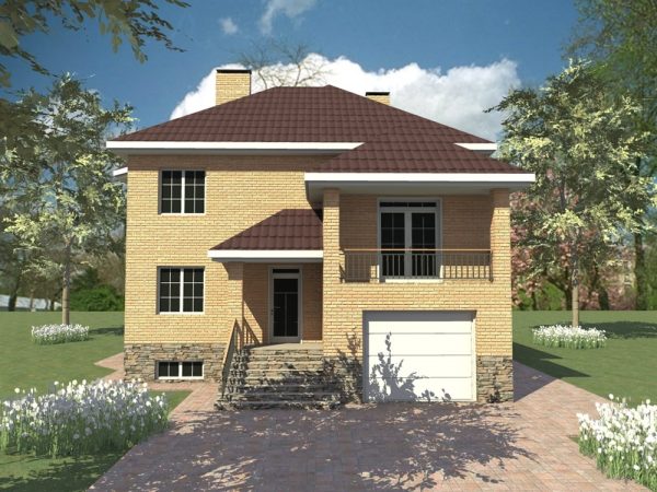 16. Проект дома E-061 Екстерьер Проект дома E-061 - фото 16