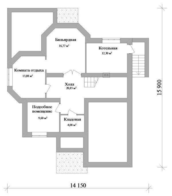 24. Проект дома E-061 Екстерьер Проект дома E-061 - фото 24