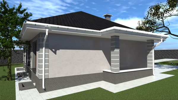 1. Проект дома E-062 Екстерьер Проект дома E-062 - фото 1