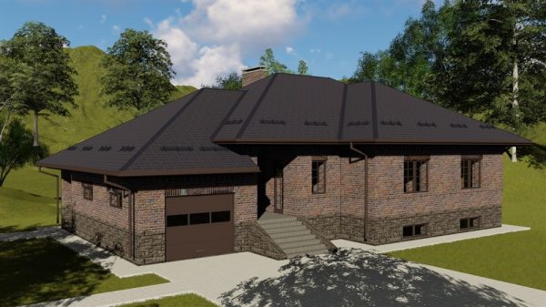 12. Проект дома F-006 Екстерьер Проект дома F-006 - фото 12