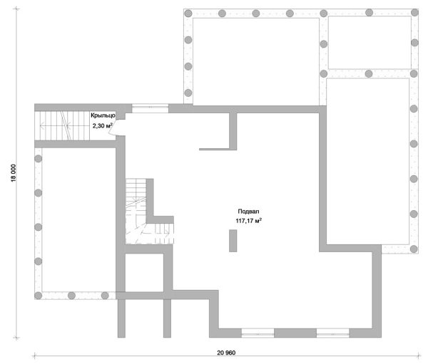 16. Проект дома F-006 Екстерьер Проект дома F-006 - фото 16