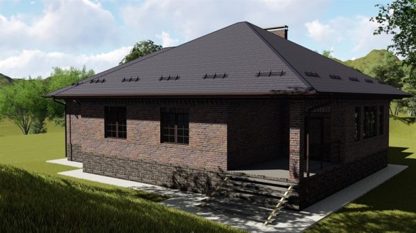 18. Проект дома F-006 Екстерьер Проект дома F-006 - фото 18