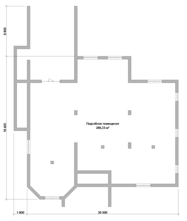 19. Проект дома F-007 Екстерьер Проект дома F-007 - фото 19