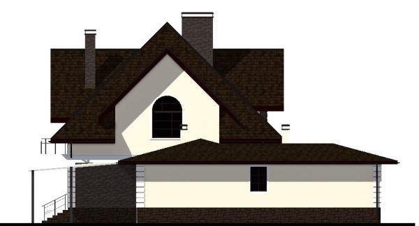 5. Проект дома F-008 Екстерьер Проект дома F-008 - фото 5