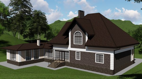 9. Проект дома F-008 Екстерьер Проект дома F-008 - фото 9