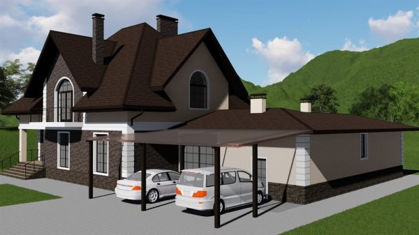 19. Проект дома F-008 Екстерьер Проект дома F-008 - фото 19