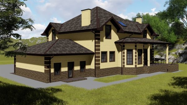 6. Проект дома F-009 Екстерьер Проект дома F-009 - фото 6