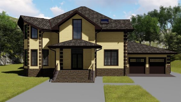 7. Проект дома F-009 Екстерьер Проект дома F-009 - фото 7