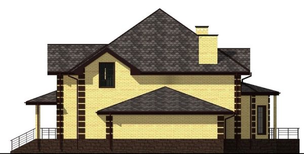 10. Проект дома F-009 Екстерьер Проект дома F-009 - фото 10