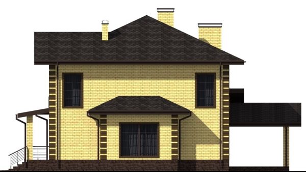 2. Проект дома F-010 Екстерьер Проект дома F-010 - фото 2