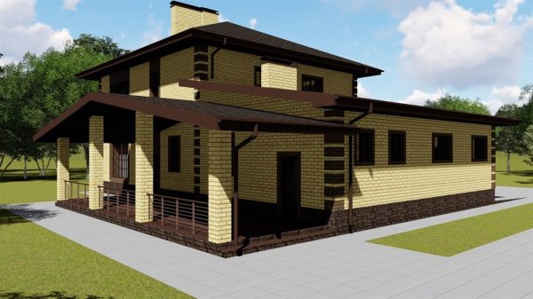 12. Проект дома F-010 Екстерьер Проект дома F-010 - фото 12