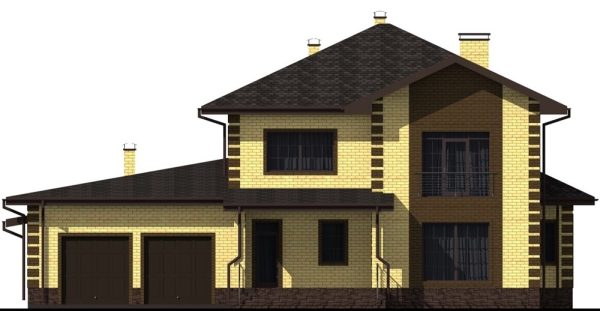 15. Проект дома F-010 Екстерьер Проект дома F-010 - фото 15