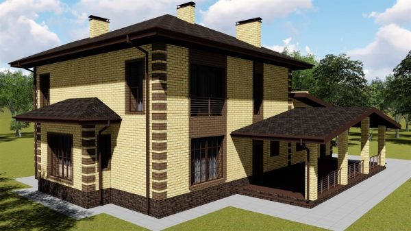 20. Проект дома F-010 Екстерьер Проект дома F-010 - фото 20