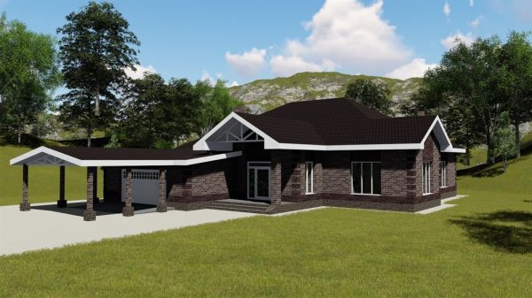 1. Проект дома F-012 Екстерьер Проект дома F-012 - фото 1