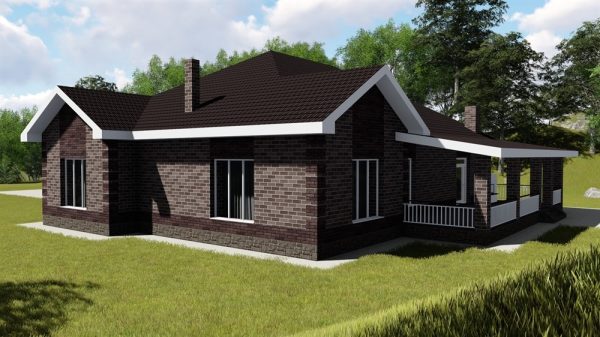 17. Проект дома F-012 Екстерьер Проект дома F-012 - фото 17