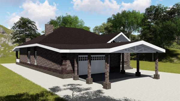 18. Проект дома F-012 Екстерьер Проект дома F-012 - фото 18