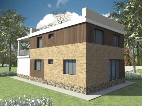 4. Проект дома F-013 Екстерьер Проект дома F-013 - фото 4