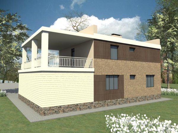 6. Проект дома F-013 Екстерьер Проект дома F-013 - фото 6