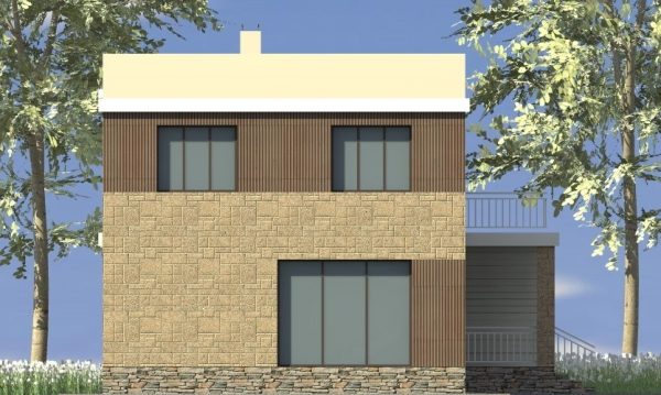 8. Проект дома F-013 Екстерьер Проект дома F-013 - фото 8