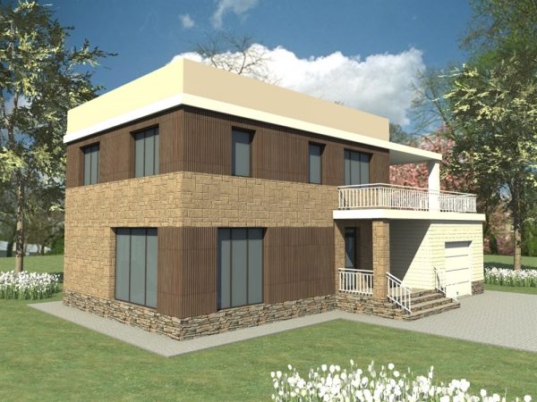 12. Проект дома F-013 Екстерьер Проект дома F-013 - фото 12