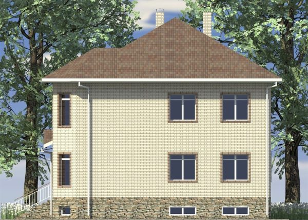 3. Проект дома F-014 Екстерьер Проект дома F-014 - фото 3