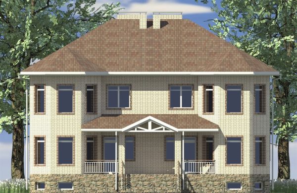 11. Проект дома F-014 Екстерьер Проект дома F-014 - фото 11