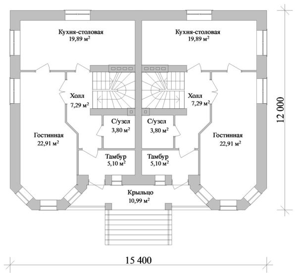 18. Проект дома F-014 Екстерьер Проект дома F-014 - фото 18