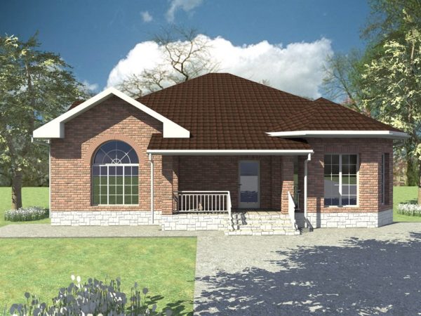 2. Проект дома F-015 Екстерьер Проект дома F-015 - фото 2