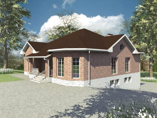 3. Проект дома F-015 Екстерьер Проект дома F-015 - фото 3