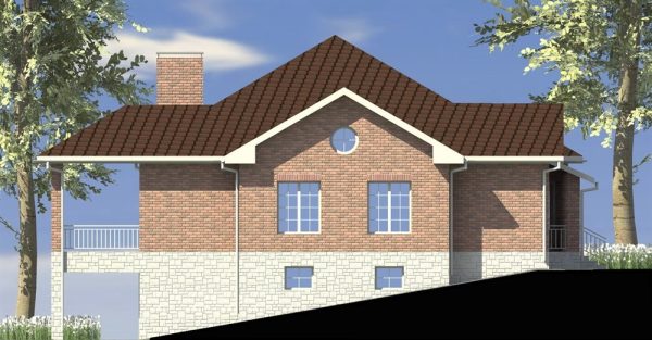 7. Проект дома F-015 Екстерьер Проект дома F-015 - фото 7