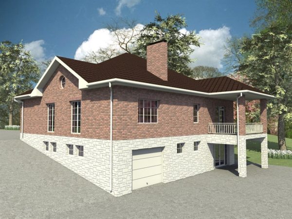 11. Проект дома F-015 Екстерьер Проект дома F-015 - фото 11